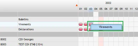 Faire un virement sur Silae