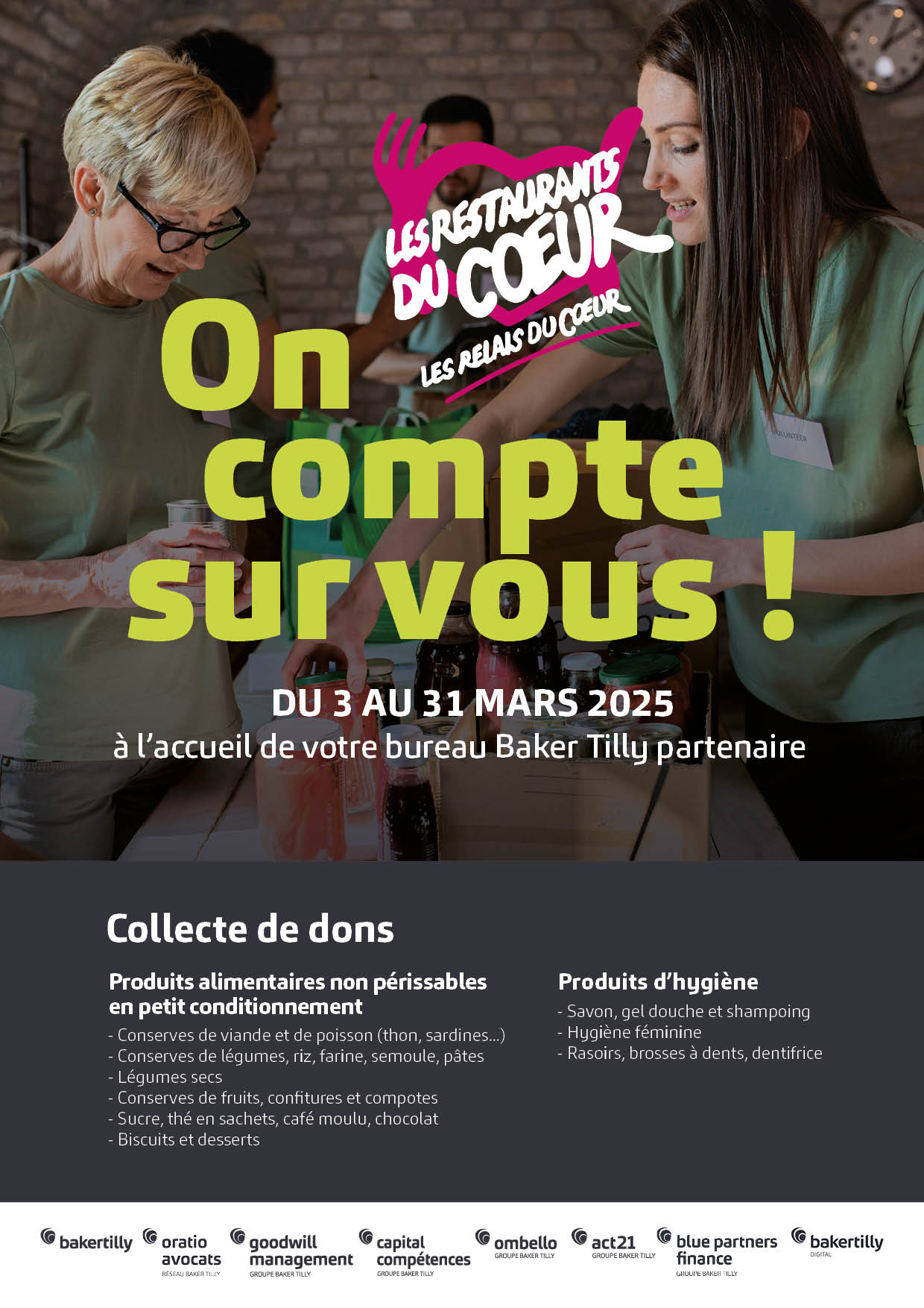 affiches collecte restos du coeur