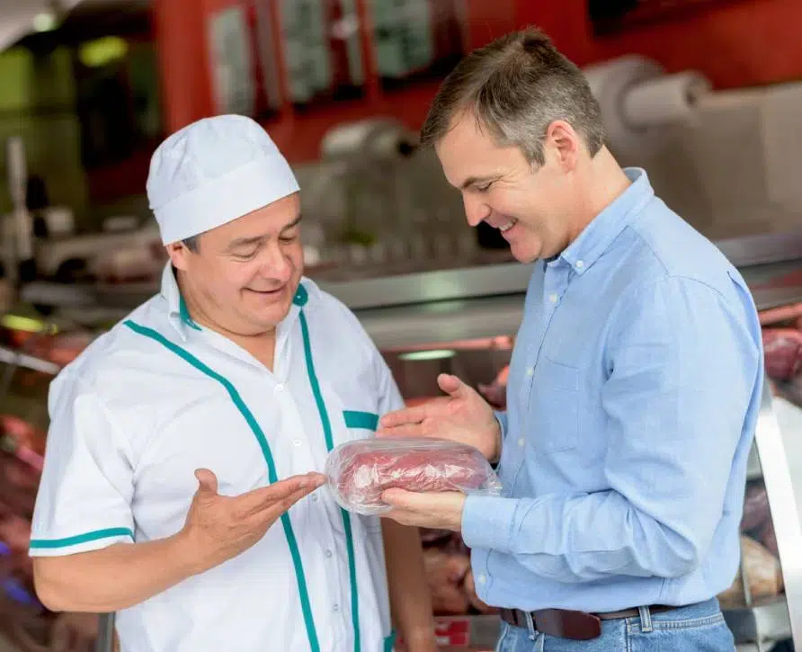 conseil d'expert à un boucher-charcutier