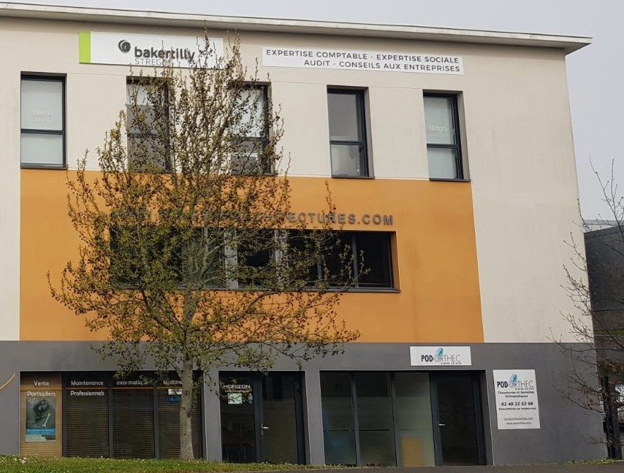 vue extérieure bureau baker tilly saint-nazaire