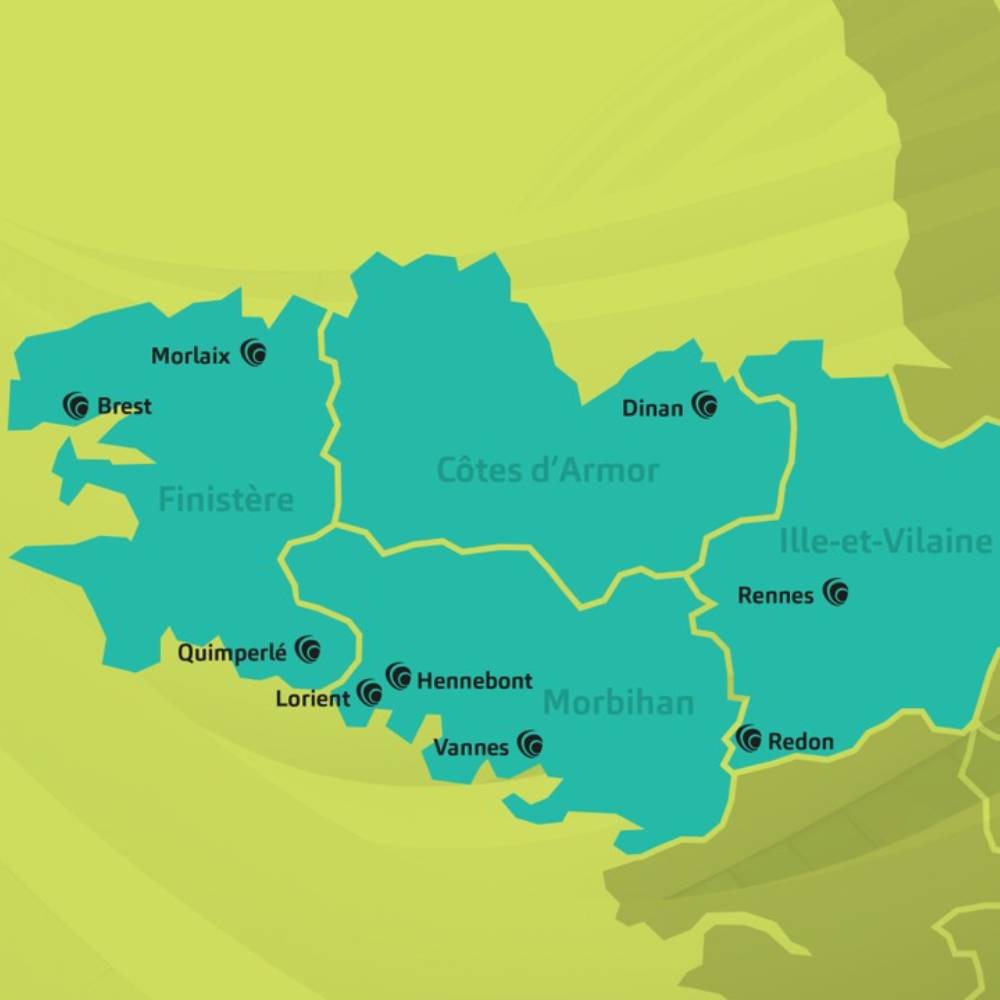 carte bureaux baker tilly bretagne