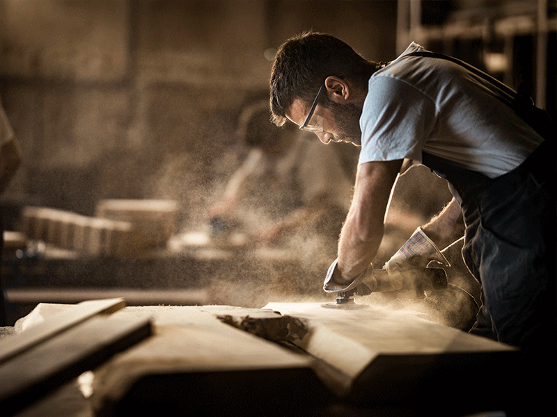 travail artisan bois