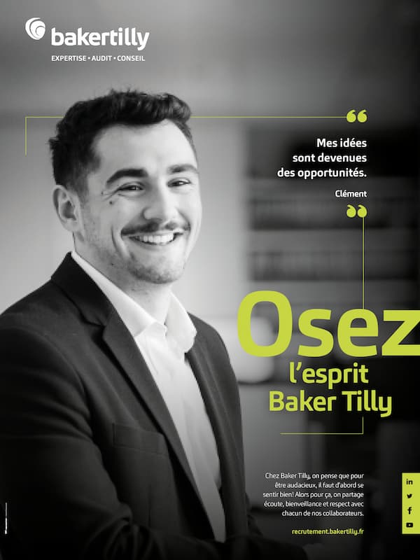 affiche marque employeur baker tilly