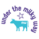 logo under the milky way